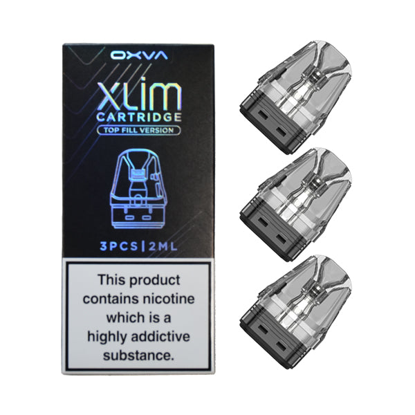 Oxva Xlim Cartridge 3pcs V3 0.6ohm - Top Fill Version