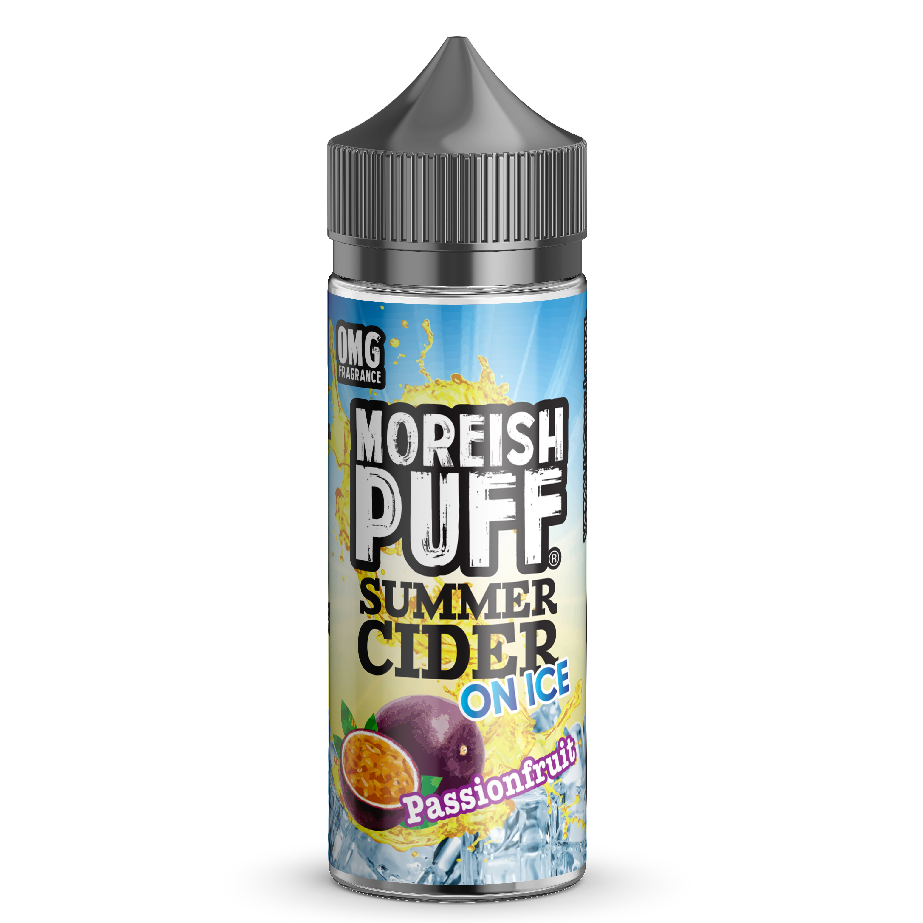 Moreish Puff Summer Cider On Ice: Passionfruit 0mg 100ml Shortfill E-Liquid