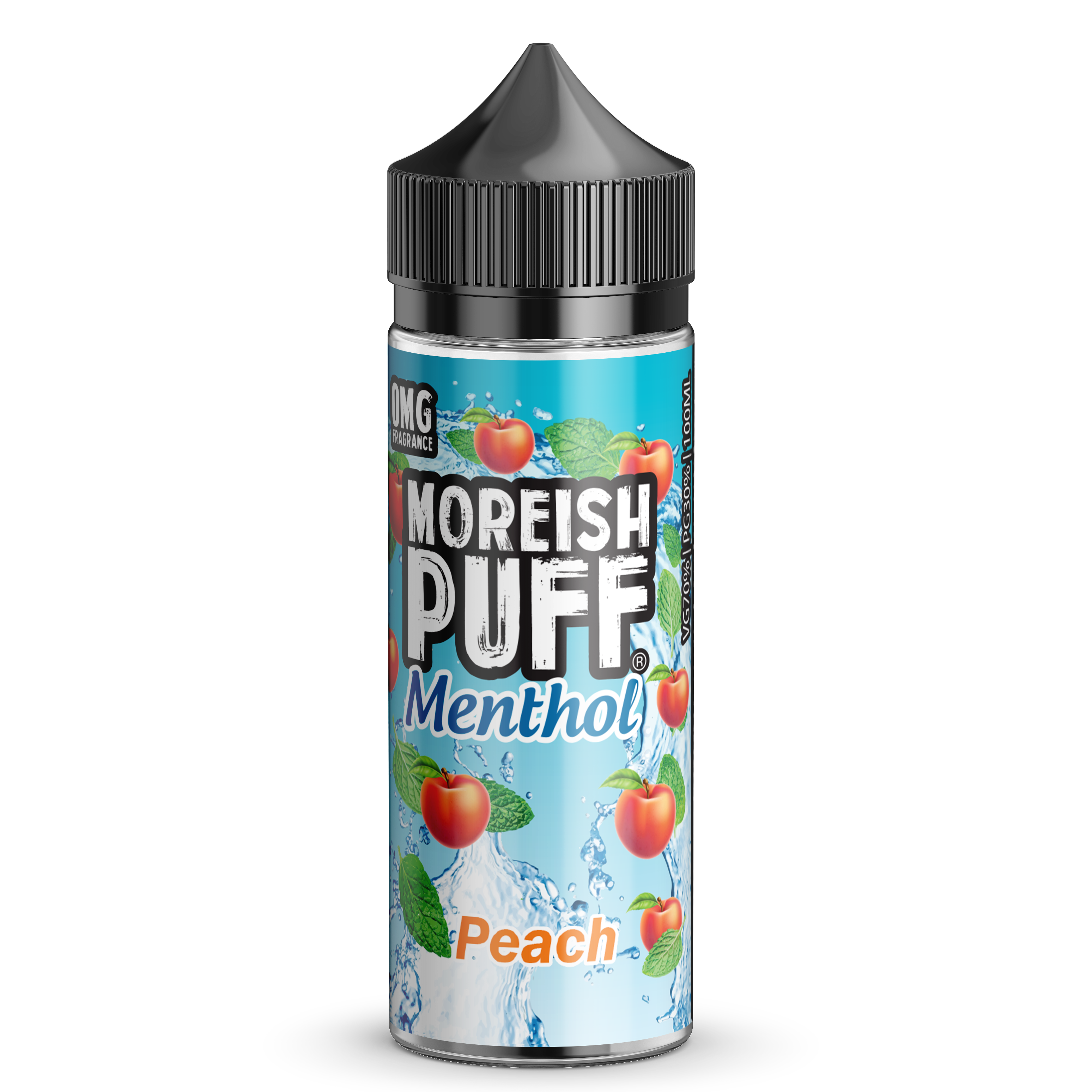 Moreish Puff Peach Menthol 100ml Shortfill