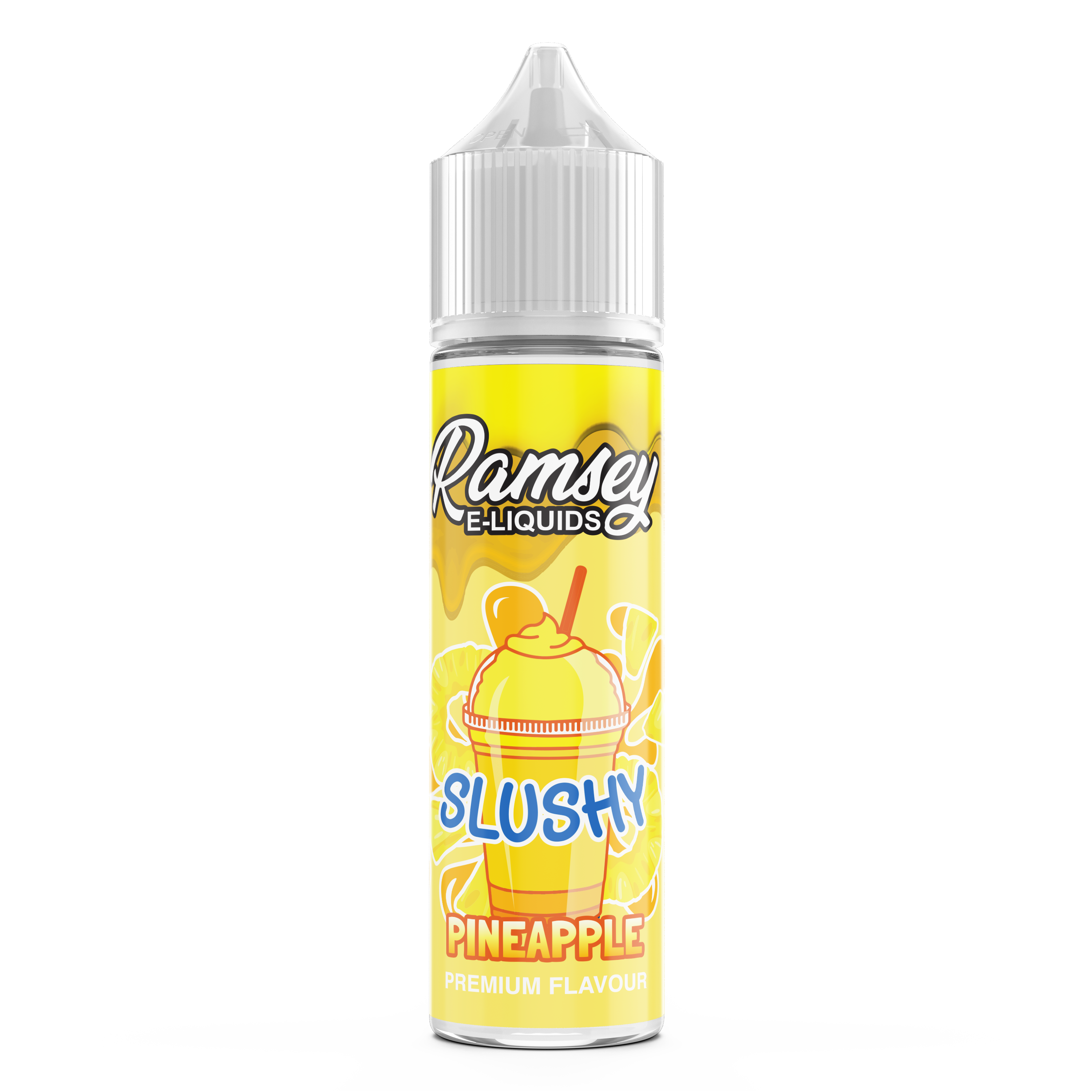 Ramsey E-Liquids Slushy Pineapple 0mg 50ml Shortfill E-Liquid