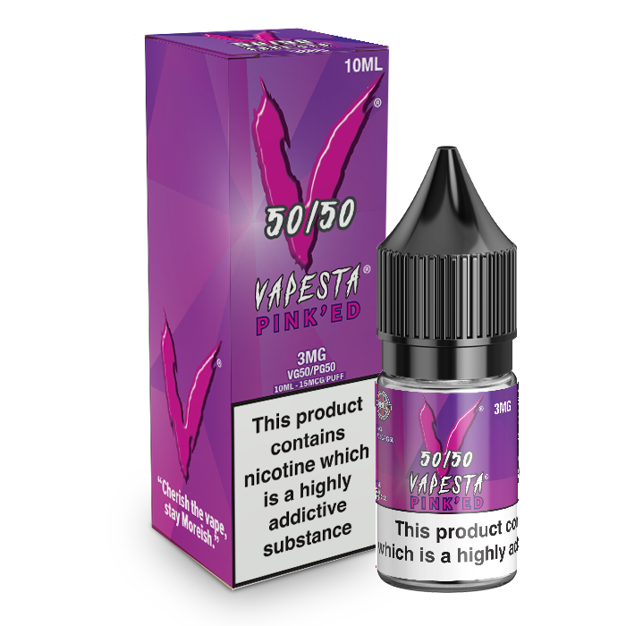 Vapesta 50/50: Pinked 10ml E-Liquid