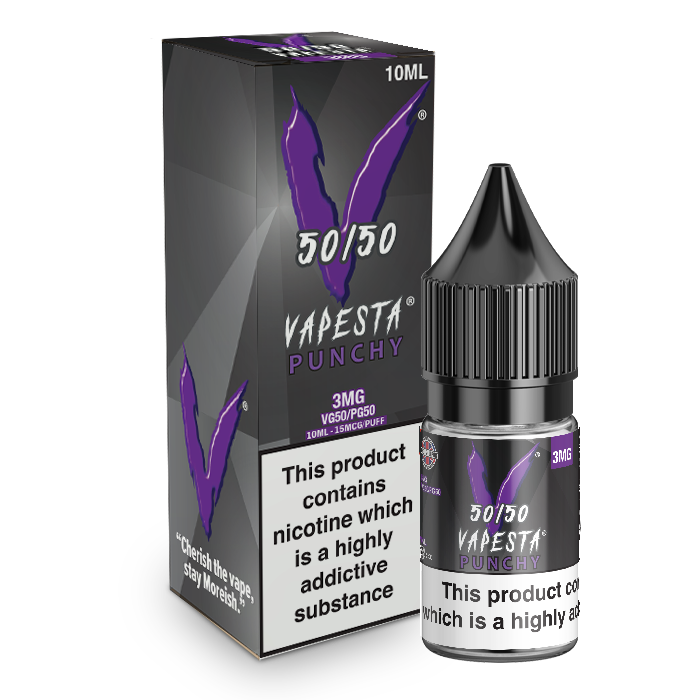 Vapesta 50/50: Punchy 10ml E-Liquid