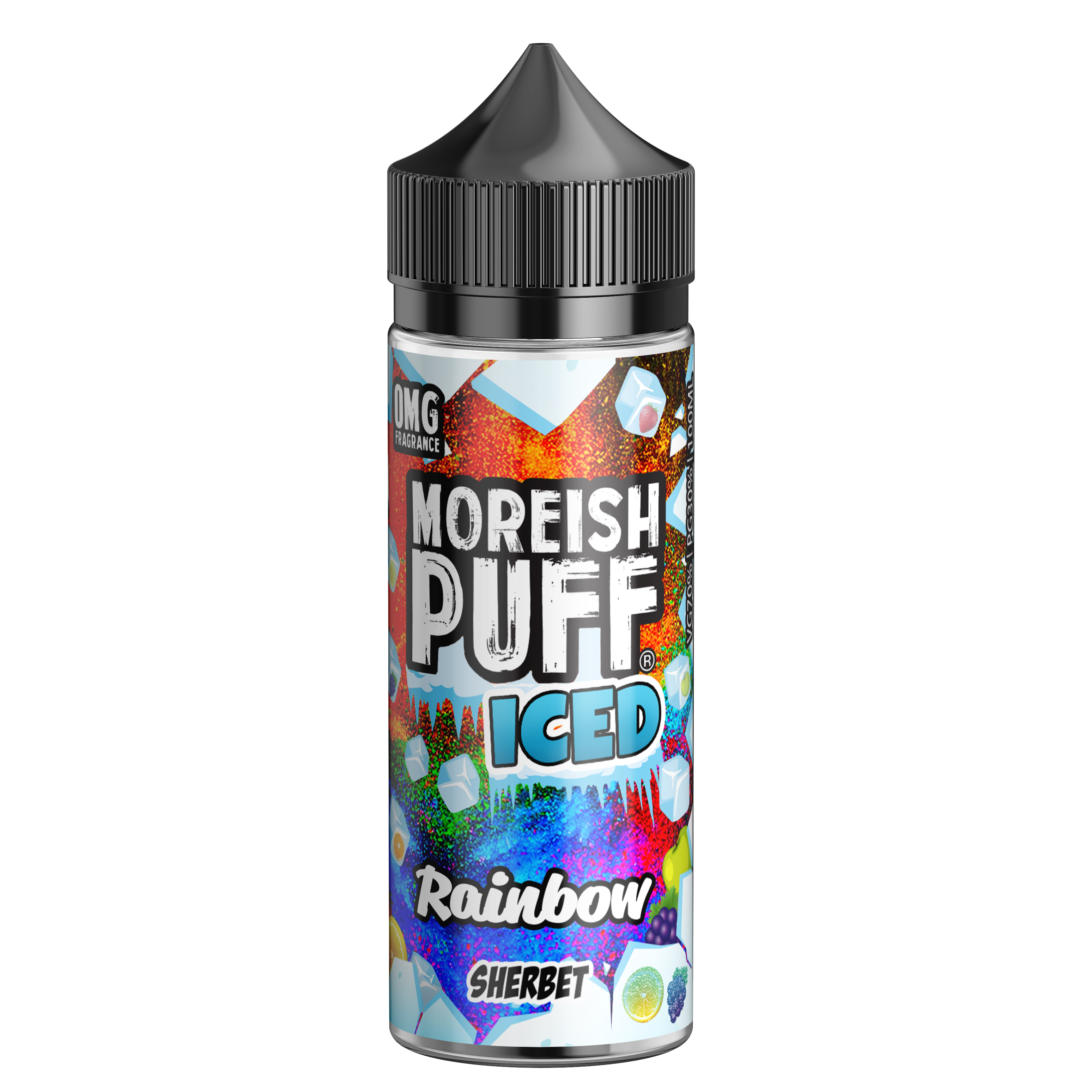 Moreish Puff Iced Rainbow Sherbet 0mg 100ml Shortfill E-Liquid