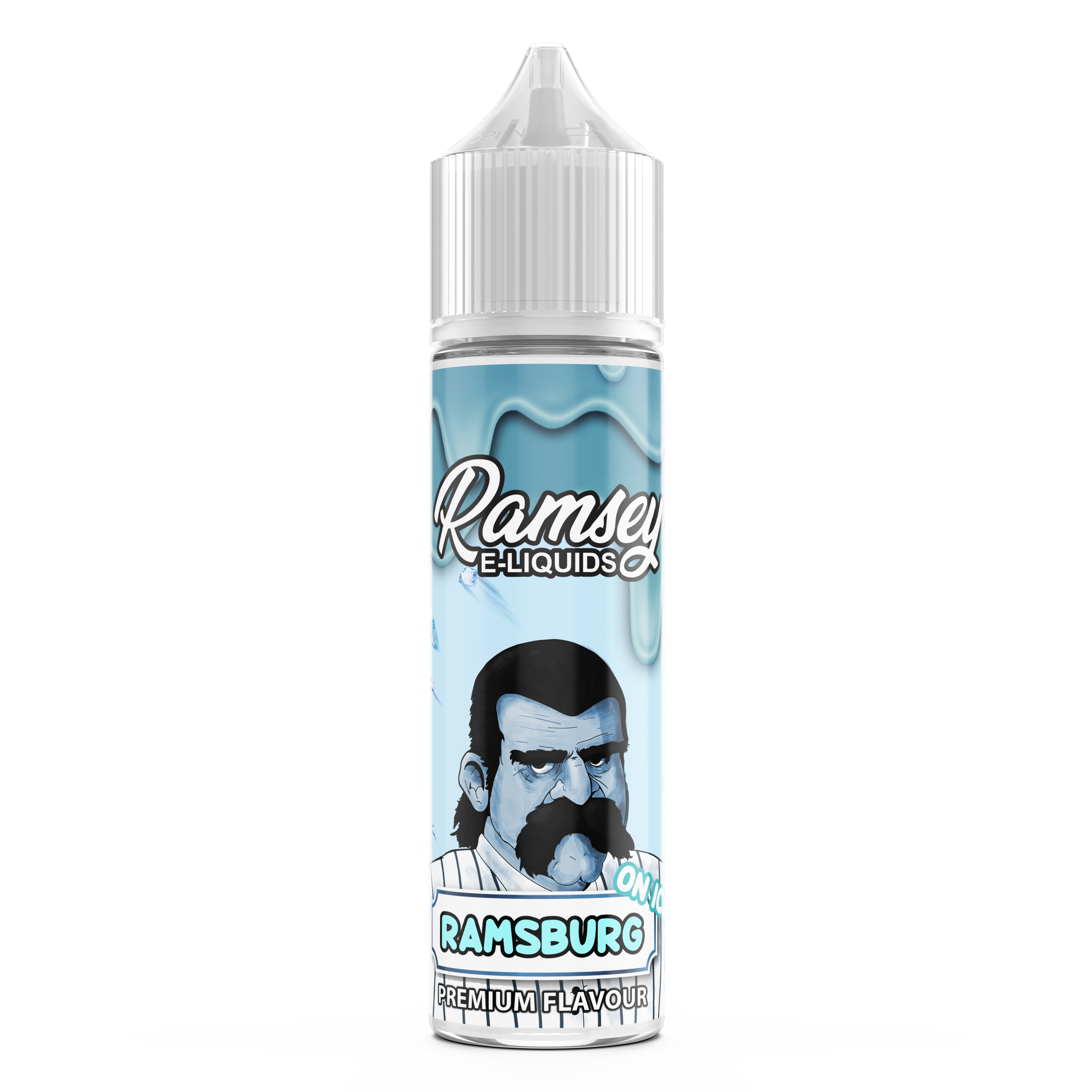 Ramsey E-Liquids Ramsburg On Ice 0mg 50ml Shortfill E-Liquid