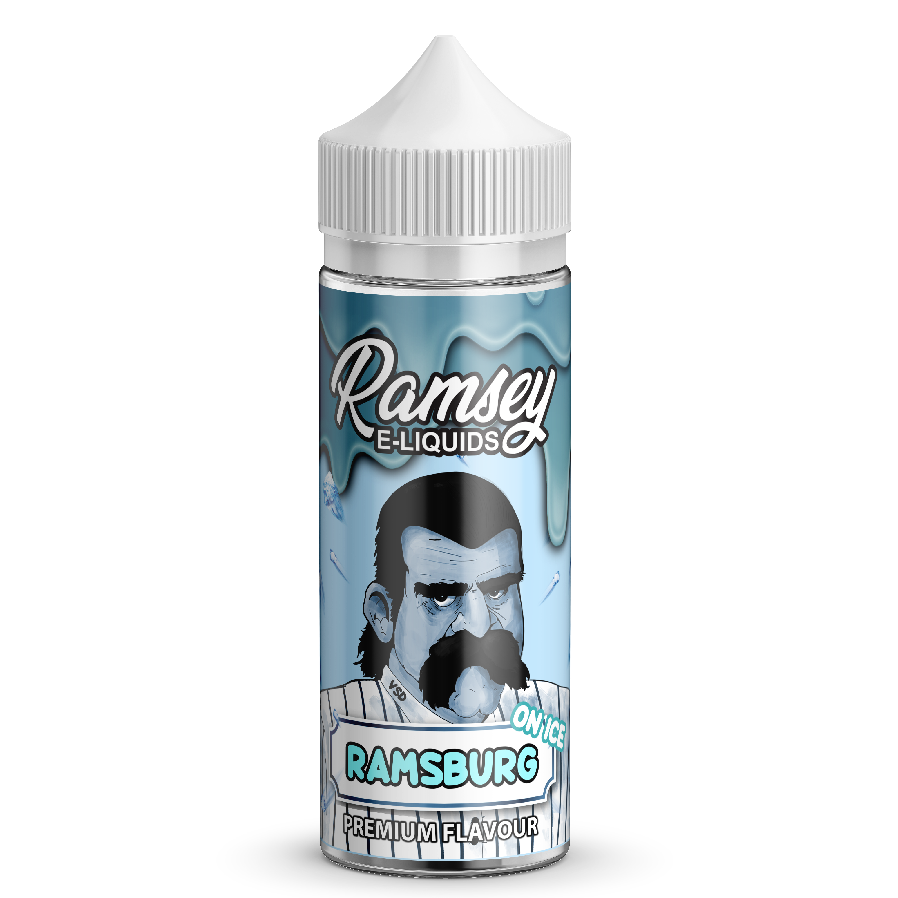 Ramsey E-Liquids Ramsburg On Ice 0mg 100ml Shortfill E-Liquid