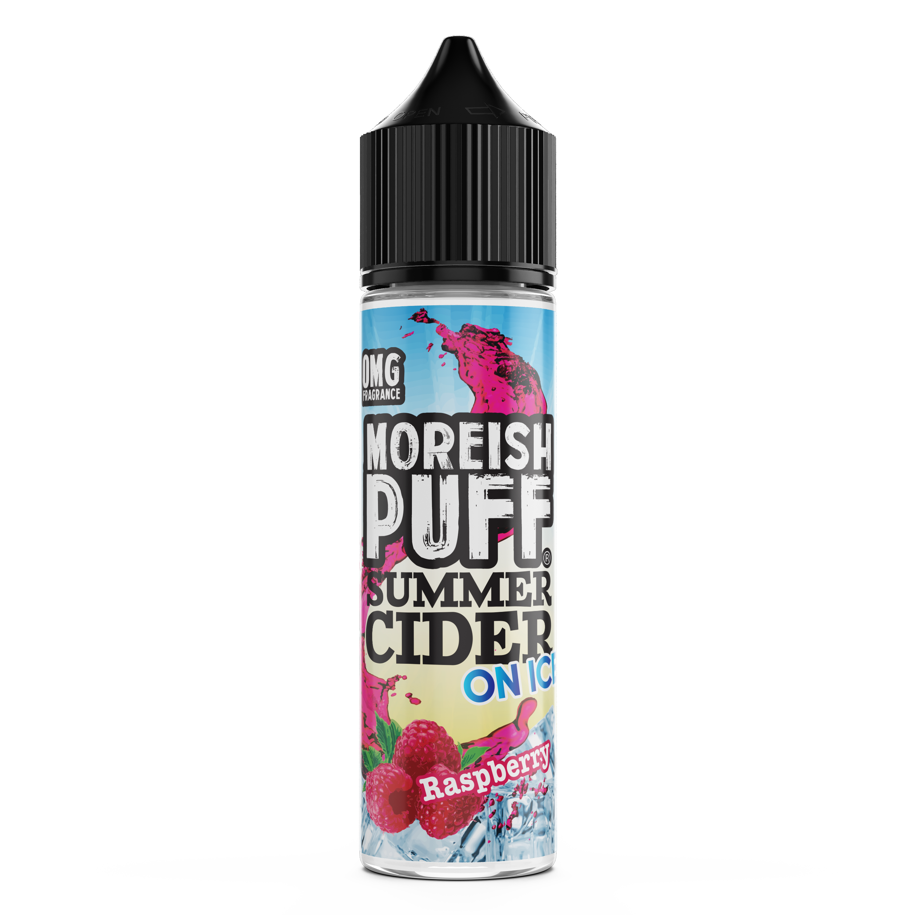 Moreish Puff Summer Cider On Ice: Raspberry 0mg 50ml Shortfill E-Liquid