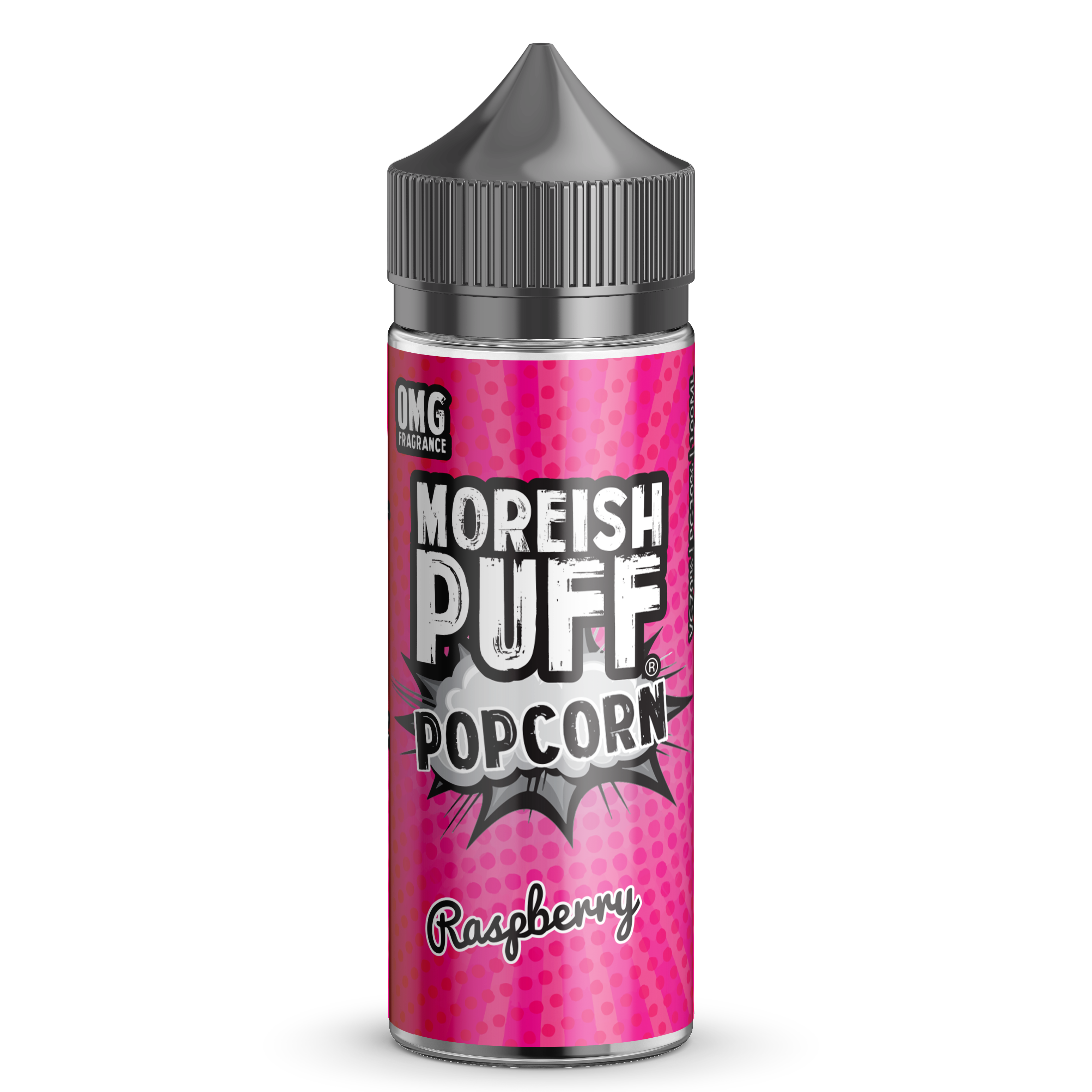 Raspberry Popcorn by Moreish Puff 100ml Shortfill