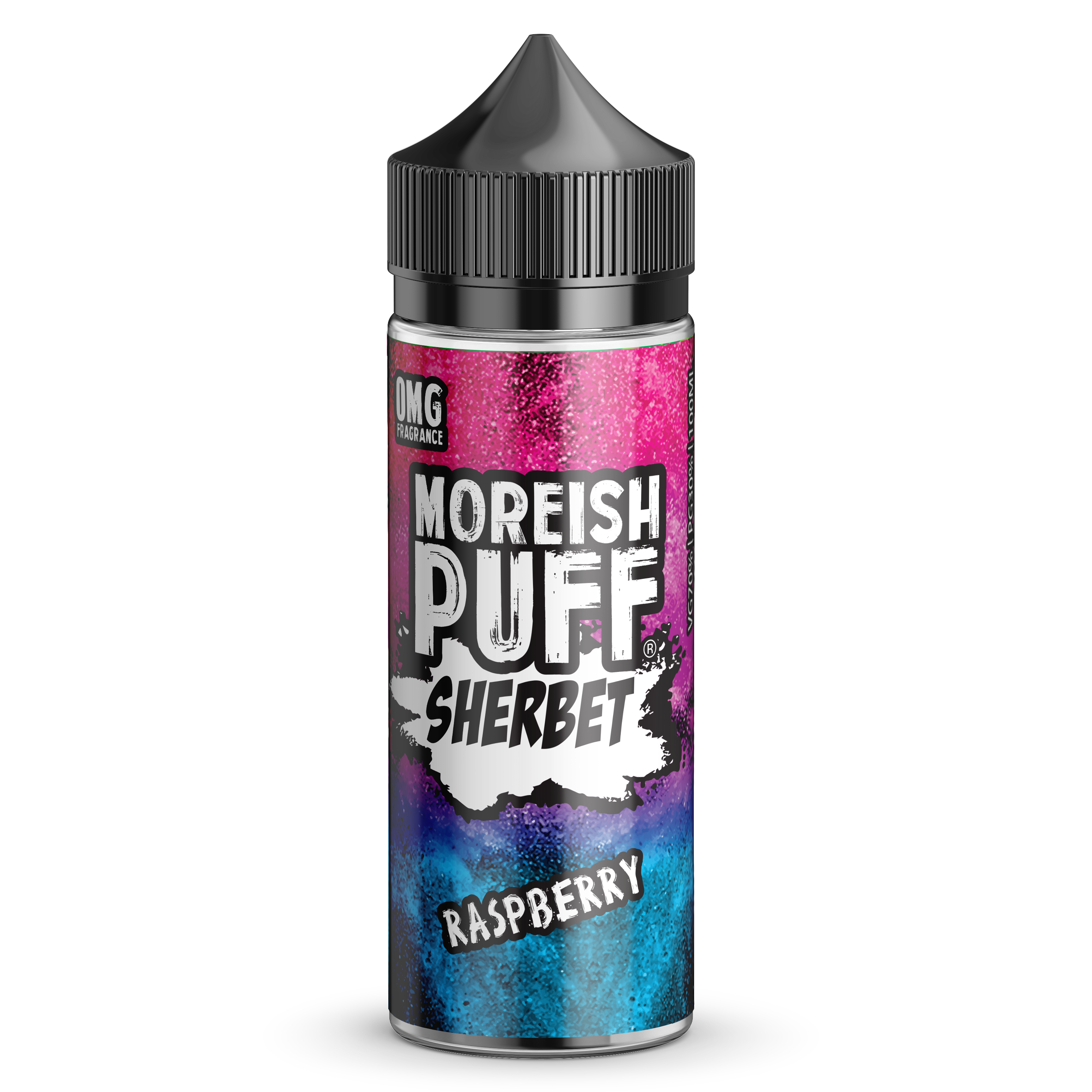 Moreish Puff Sherbet: Raspberry Sherbet 0mg 100ml Shortfill E-Liquid