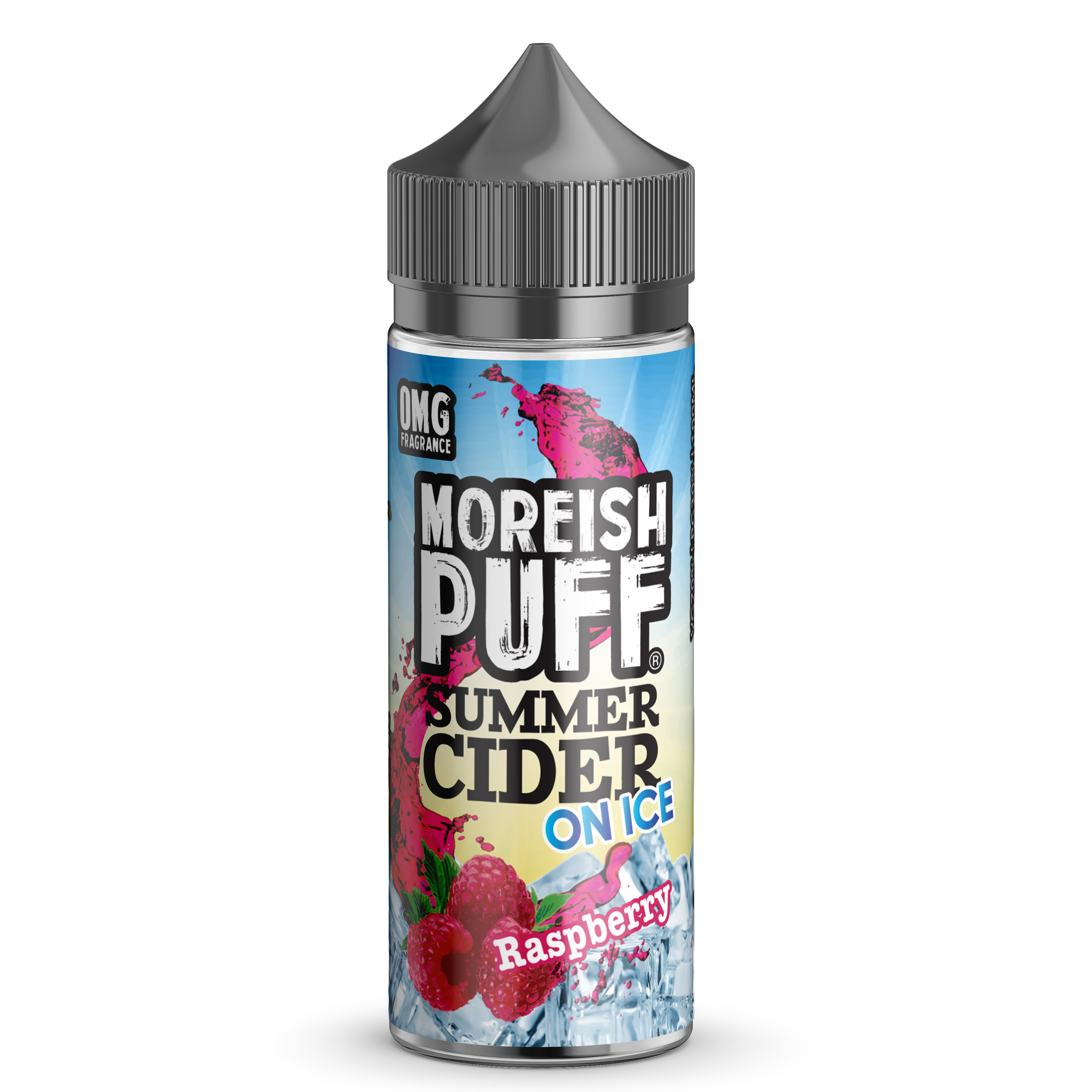 Moreish Puff Summer Cider On Ice: Raspberry 0mg 100ml Shortfill E-Liquid