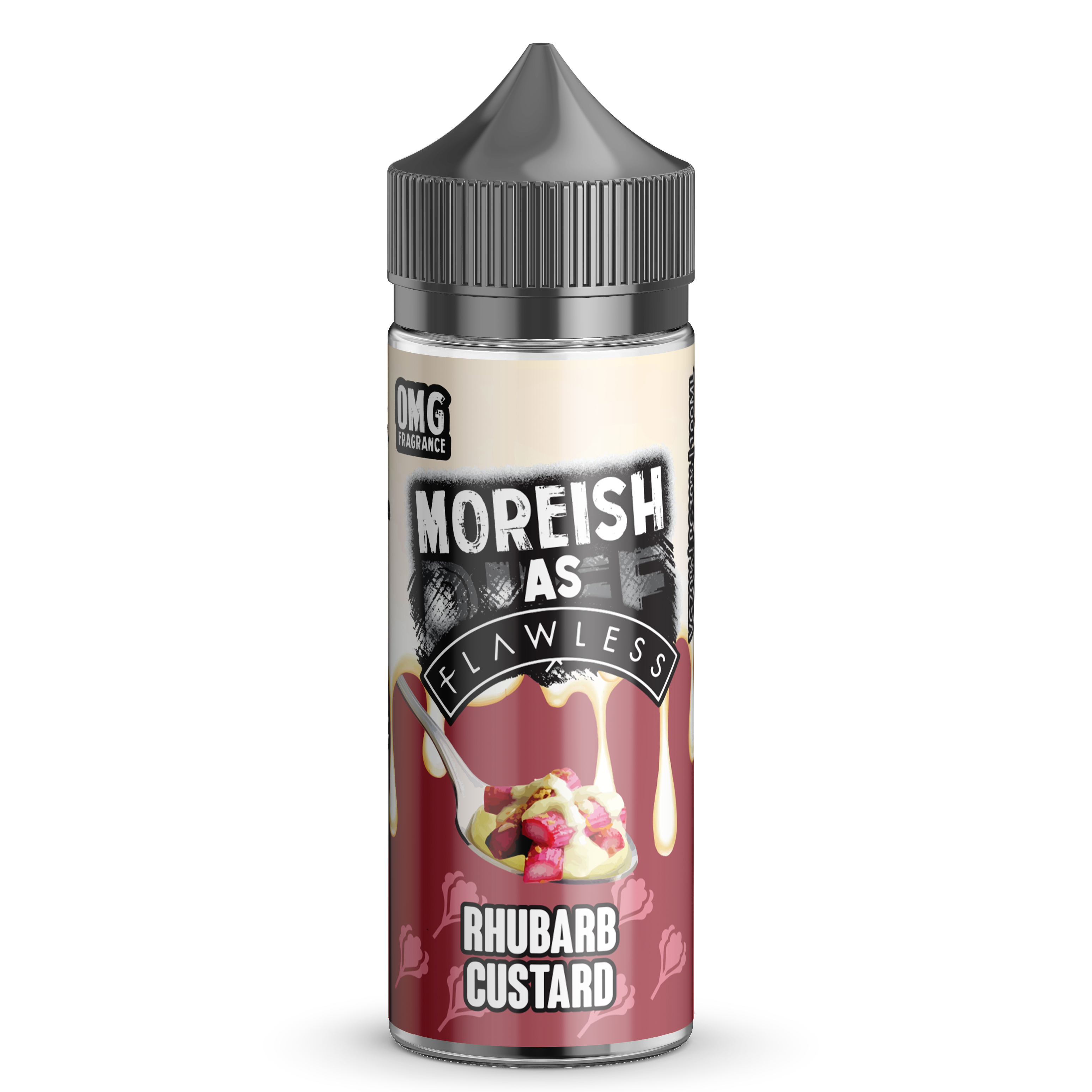 Moreish As Flawless Rhubarb Custard 0mg 100ml Shortfill E-Liquid