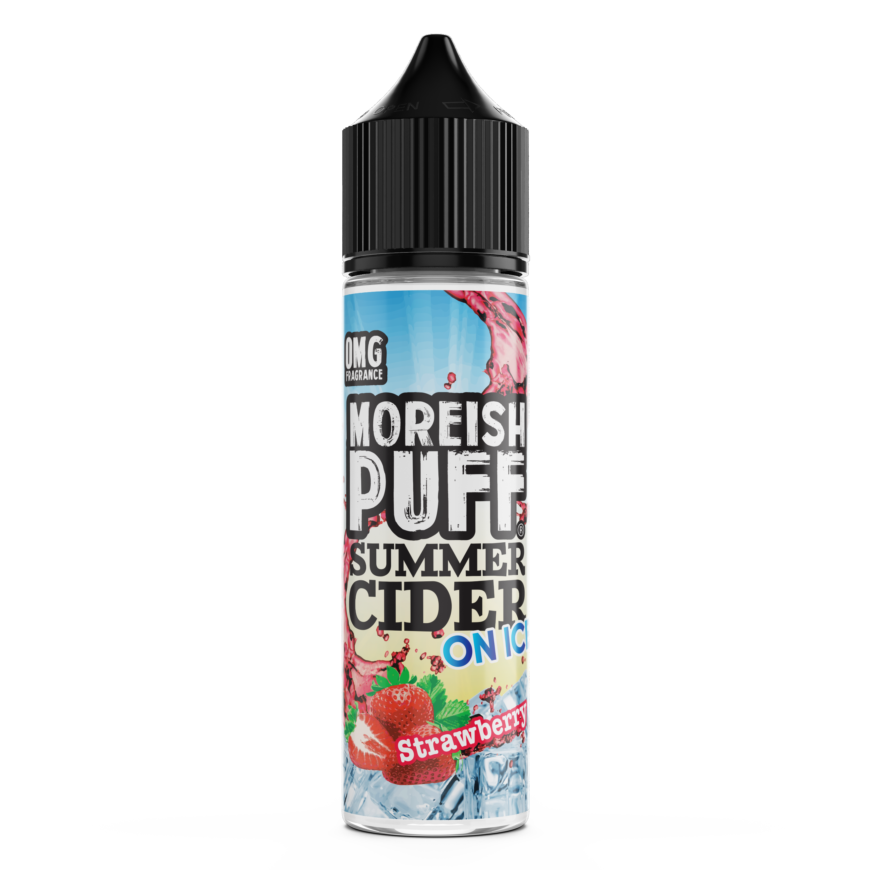 Moreish Puff Summer Cider On Ice: Strawberry 0mg 50ml Shortfill E-Liquid