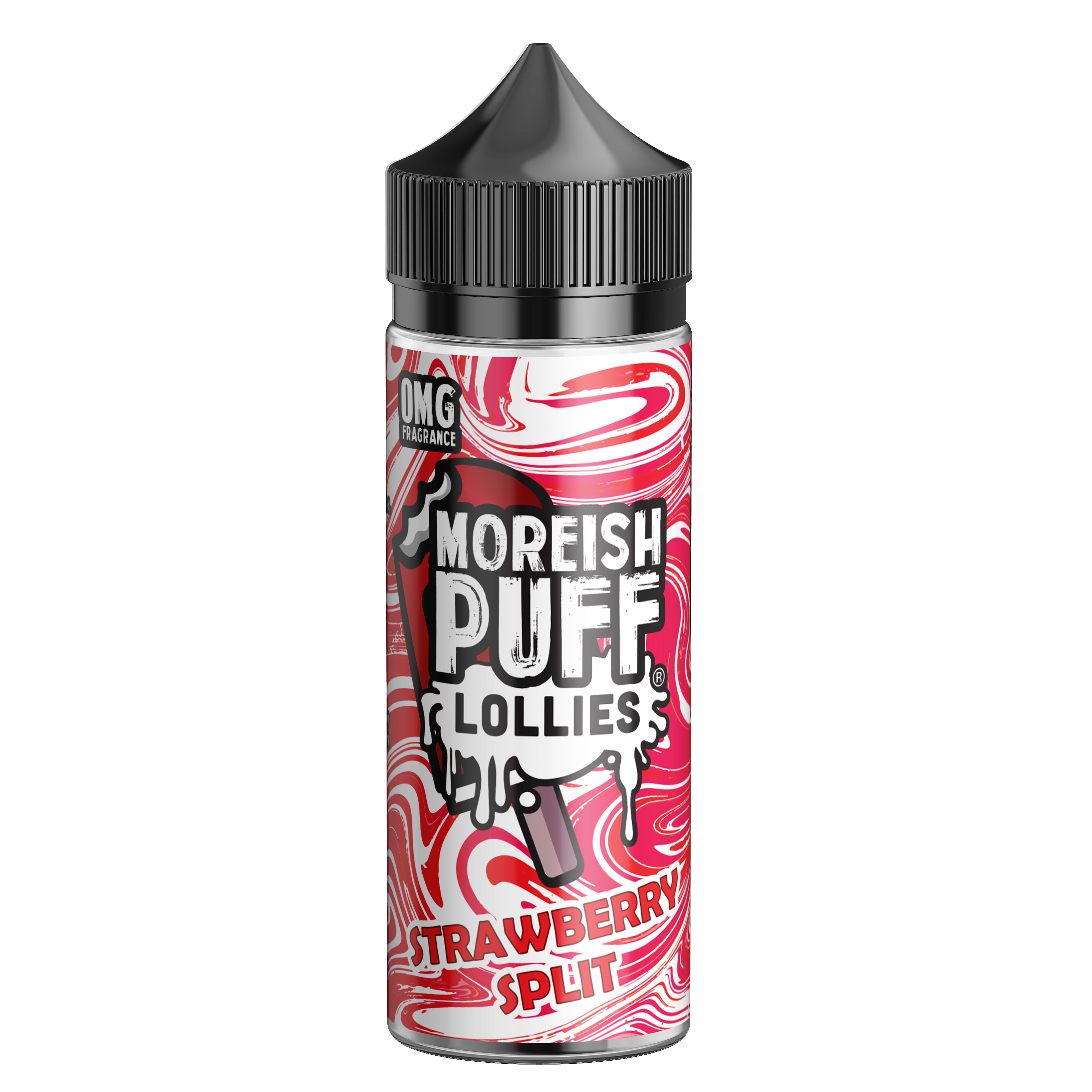 Moreish Puff Lollies Strawberry Split 0mg 100ml Shortfill E-Liquid