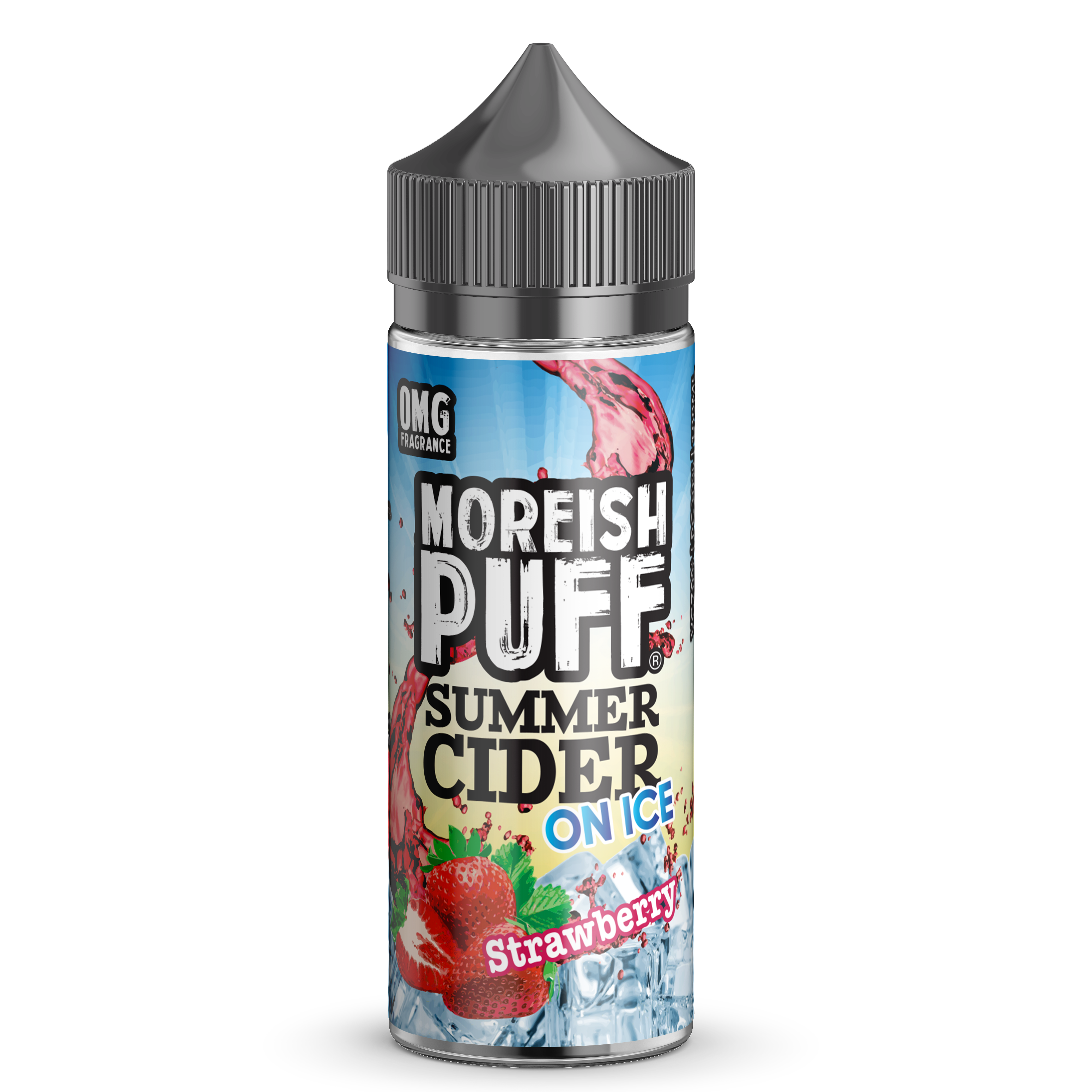 Moreish Puff Summer Cider On Ice: Strawberry 0mg 100ml Shortfill E-Liquid