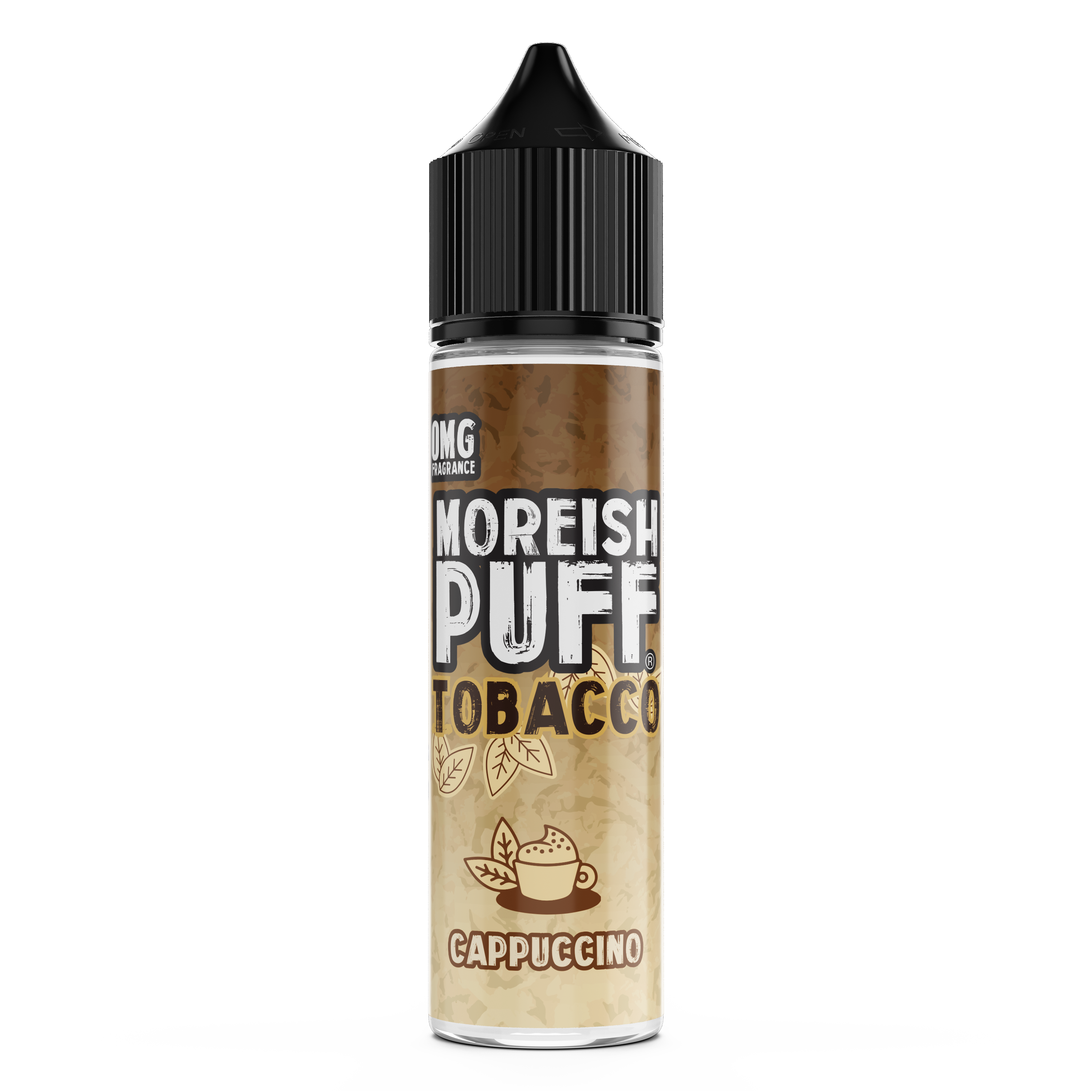 Moreish Puff Tobacco: Cappuccino Tobacco 0mg 50ml Shortfill E-Liquid