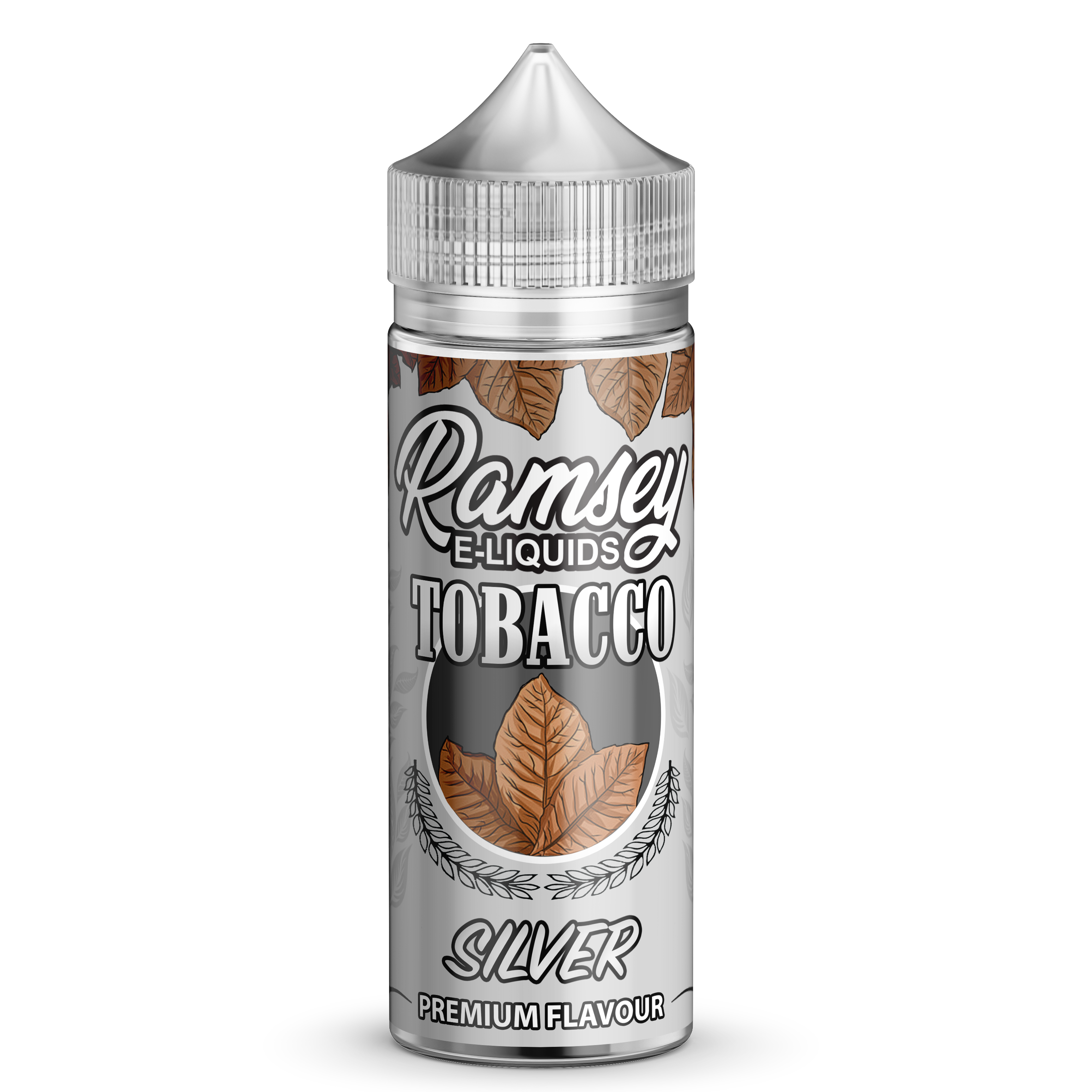 Ramsey E-Liquids Tobacco Silver 0mg 100ml Shortfill E-Liquid