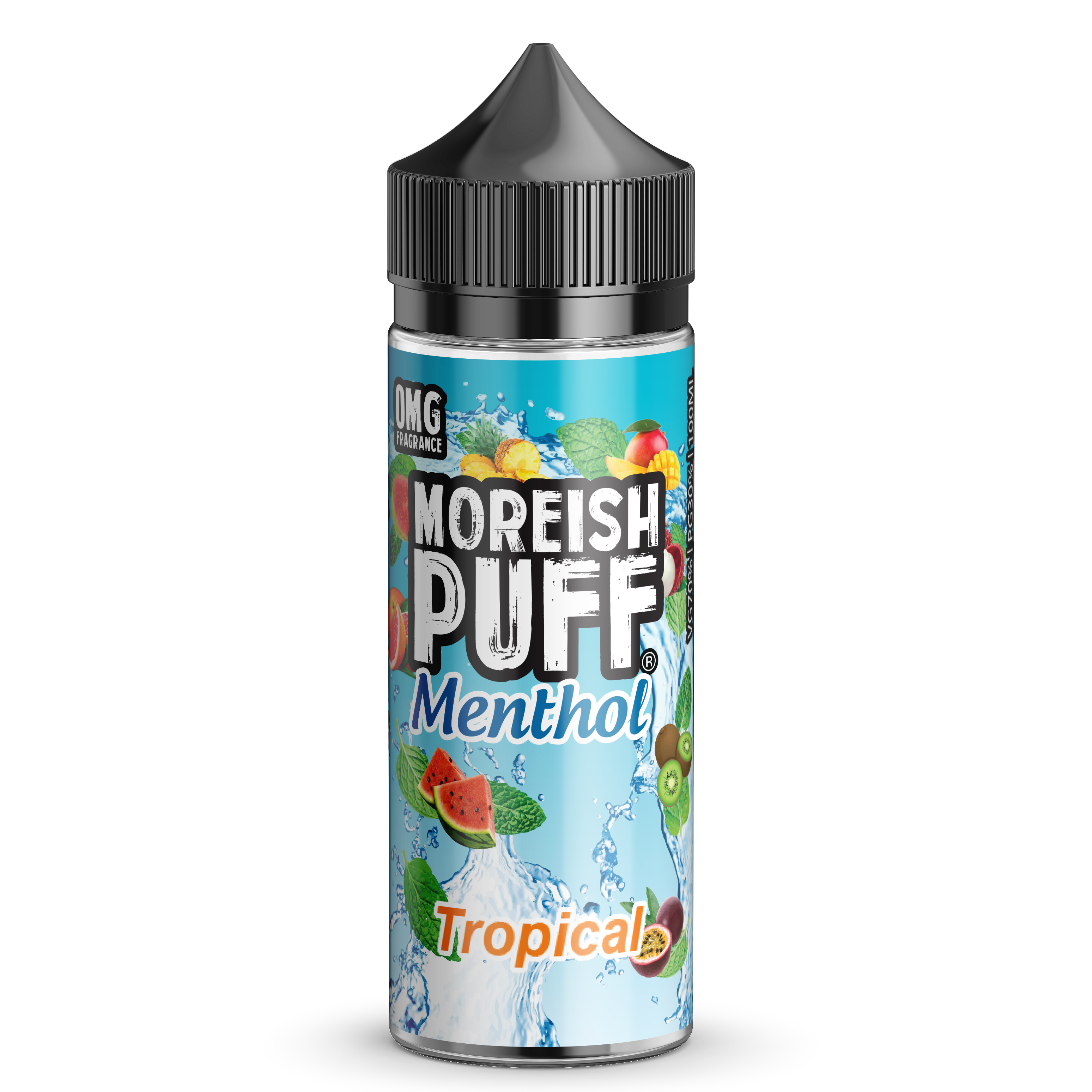 Moreish Puff Tropical Menthol 100ml Shortfill