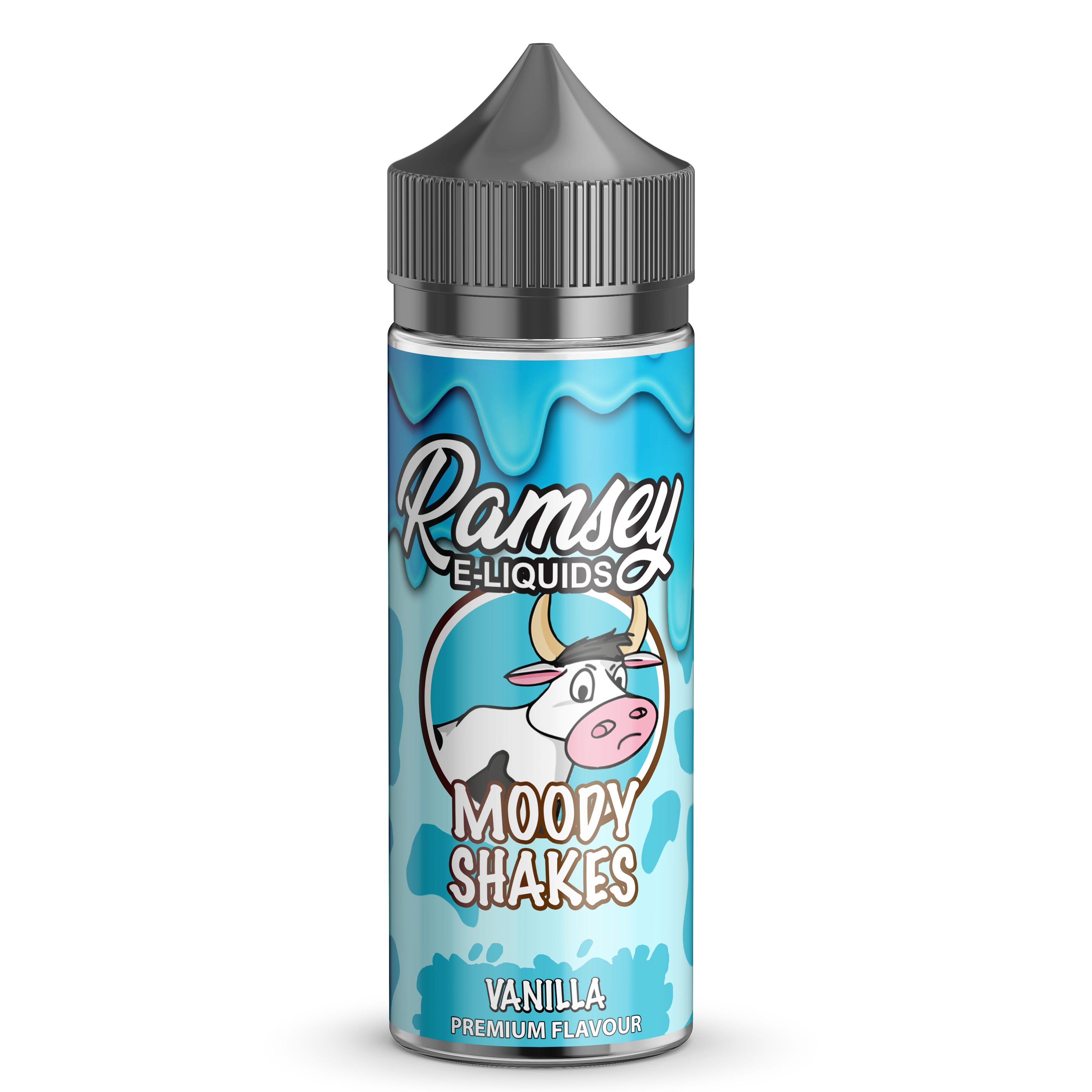 Ramsey E-Liquids Moody Shakes: Vanilla 0mg 100ml Shortfill E-Liquid