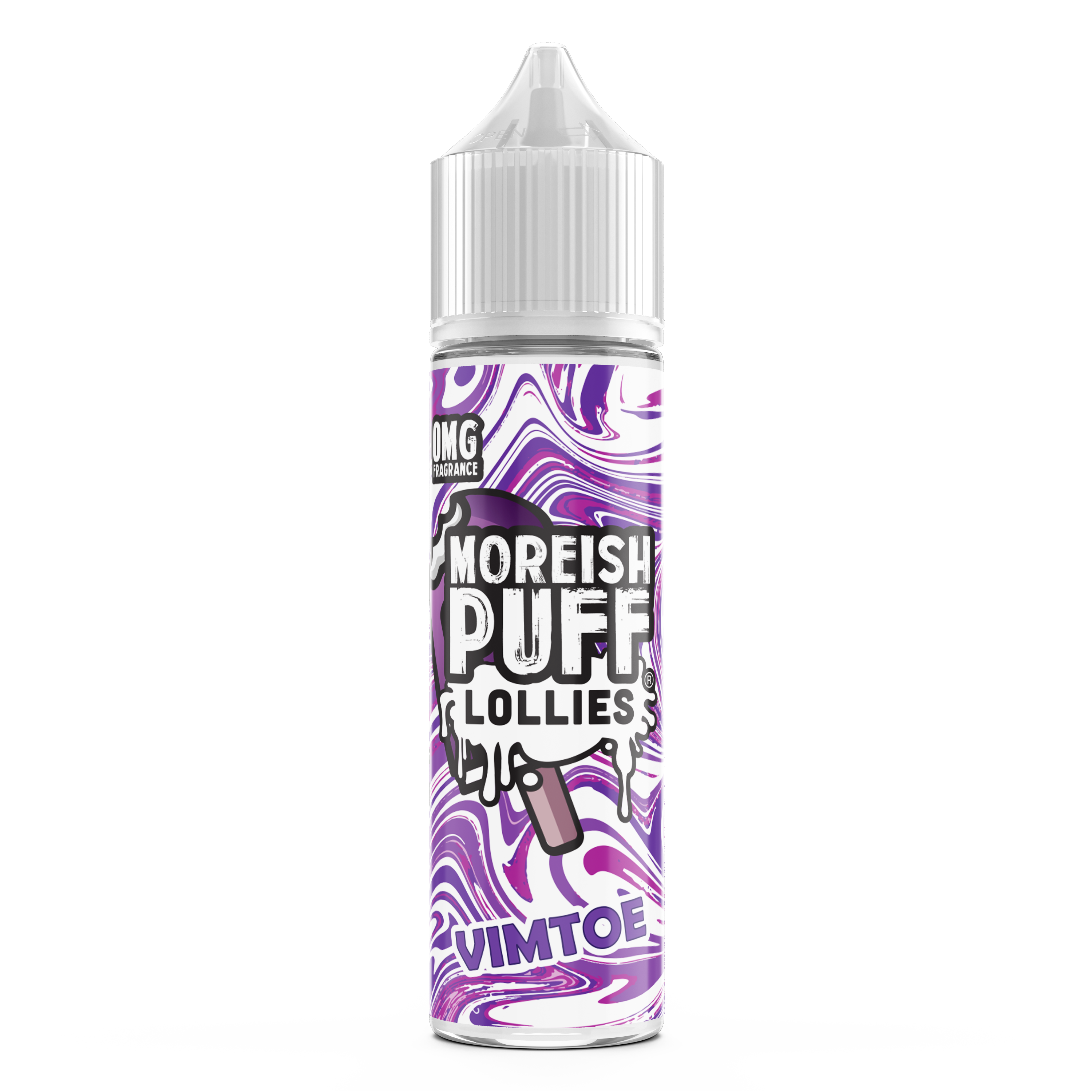 Moreish Puff Lollies Vimtoe 0mg 50ml Shortfill E-Liquid