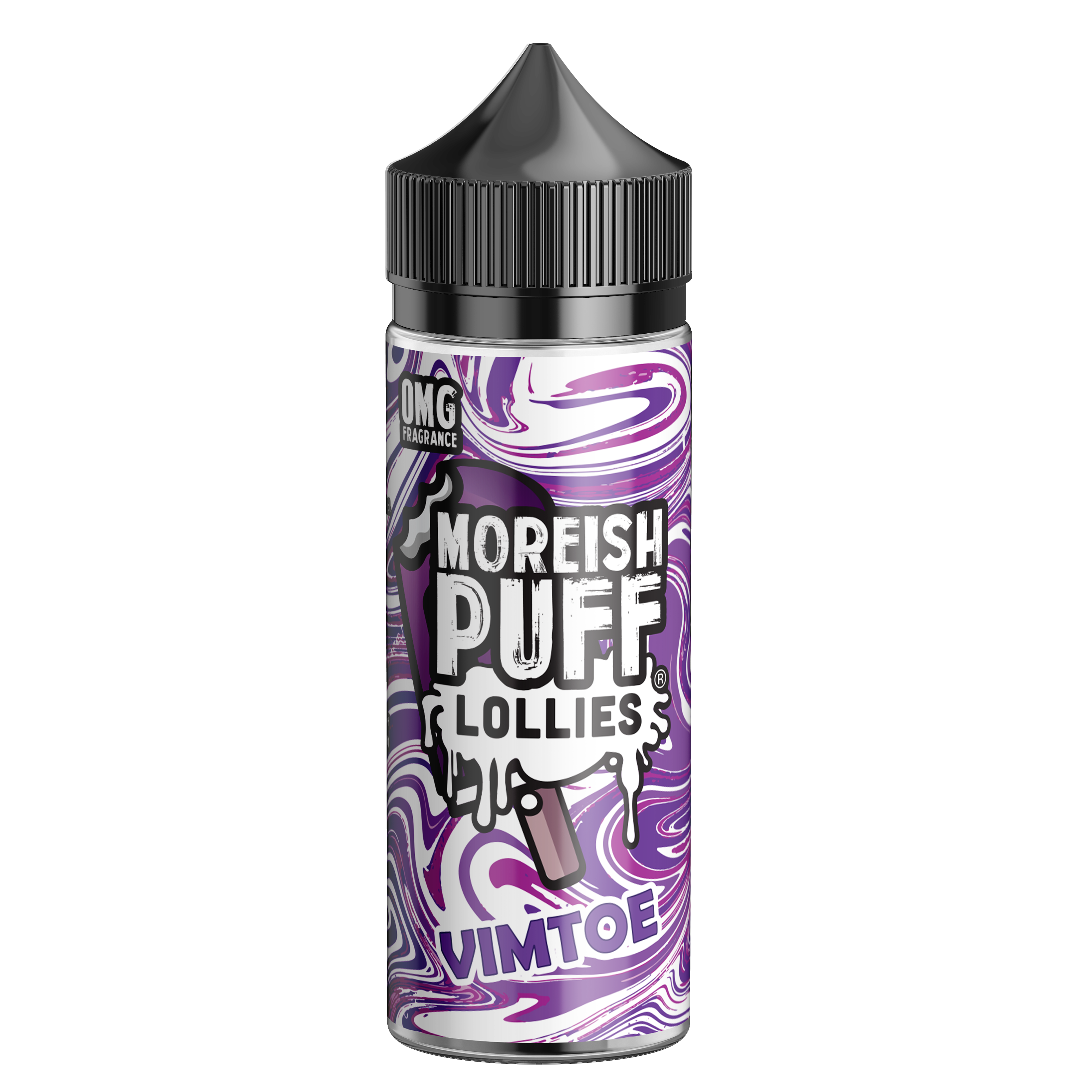 Moreish Puff Lollies Vimtoe 0mg 100ml Shortfill E-Liquid