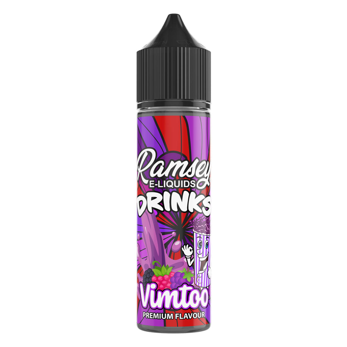 Ramsey E-Liquids Drinks Vimtoo 0mg 50ml Shortfill E-Liquid