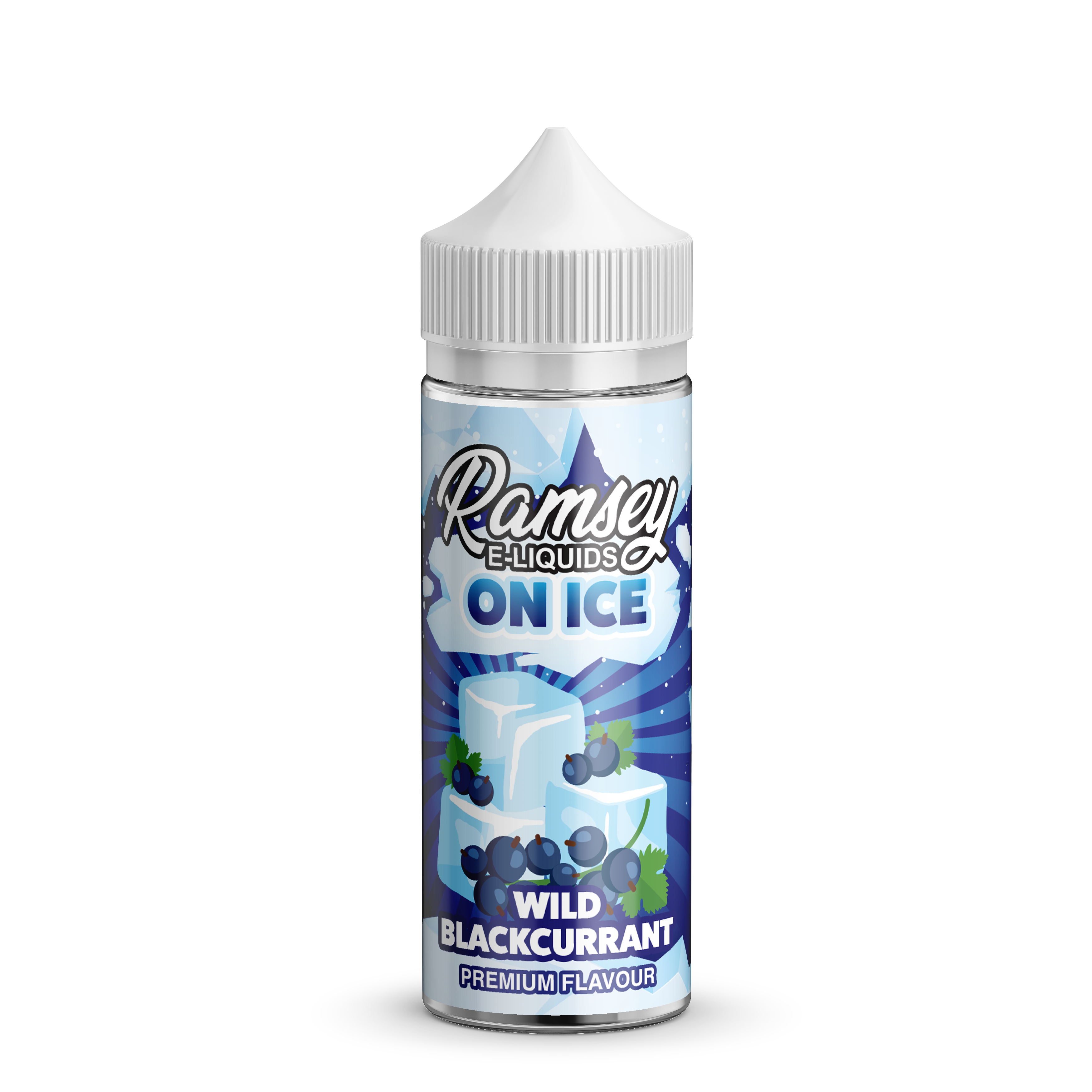 Ramsey E-Liquids On Ice Wild Blackcurrant 0mg 100ml Shortfill E-Liquid