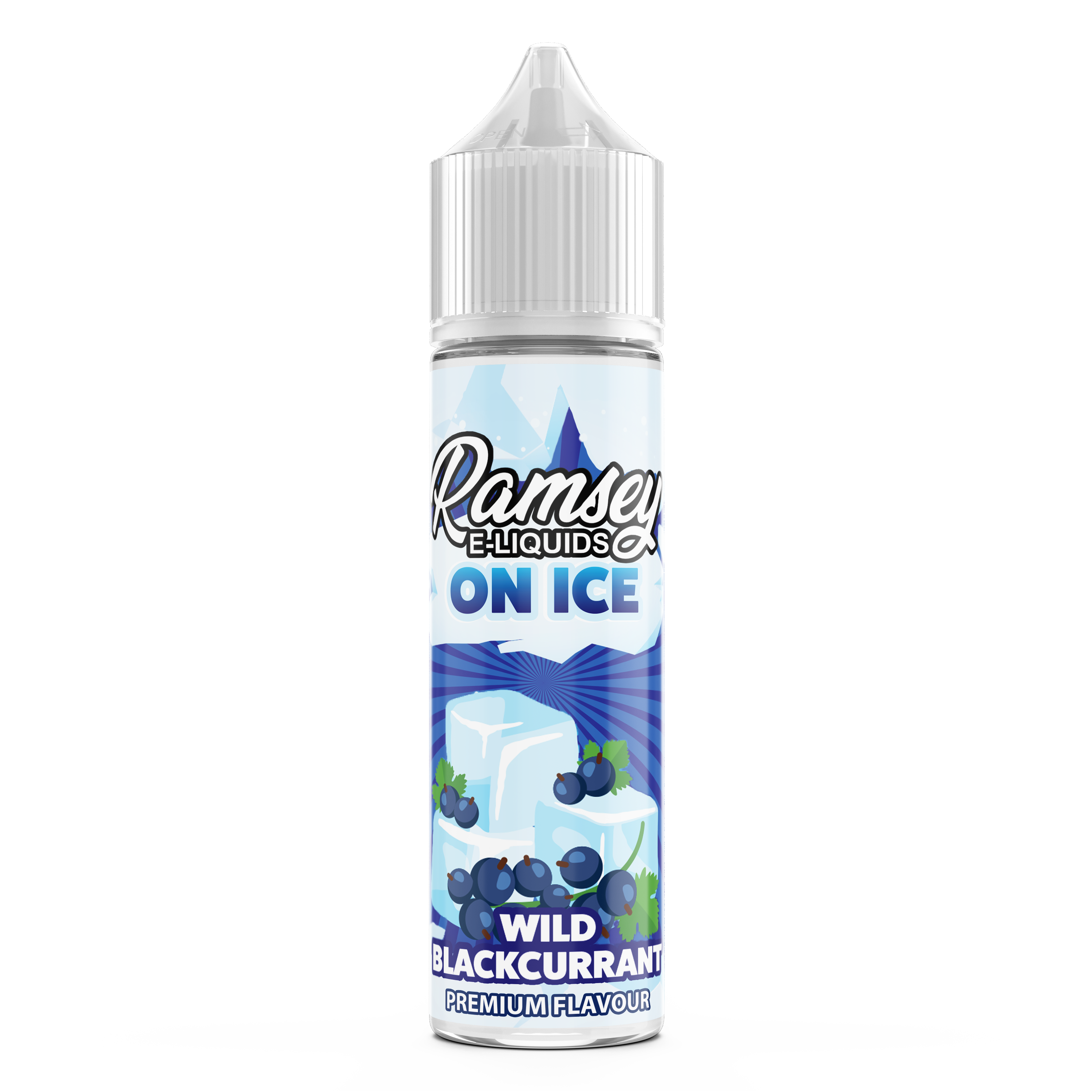 Ramsey E-Liquids On Ice Wild Blackcurrant 0mg 50ml Shortfill E-Liquid