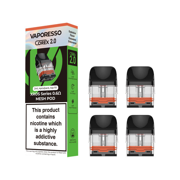 Vaporesso XROS Series Pods Corex 2.0 Tech Version - 0.6ohm