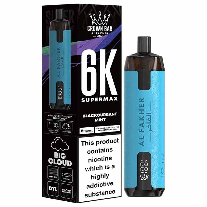 Al Fakher AF6000 Supermax Disposable Vape Device 6mg