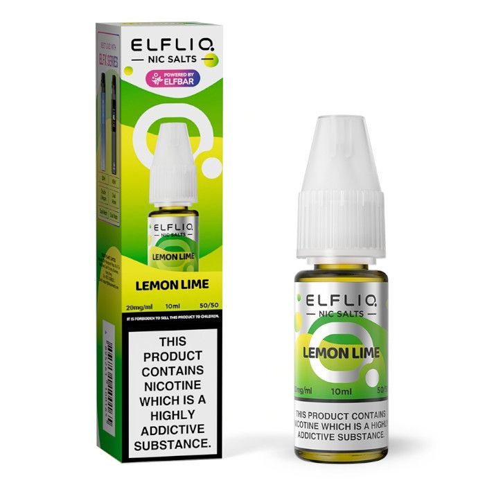 ELFLIQ Official Elf Bar Nic Salt 10ml Lemon Lime