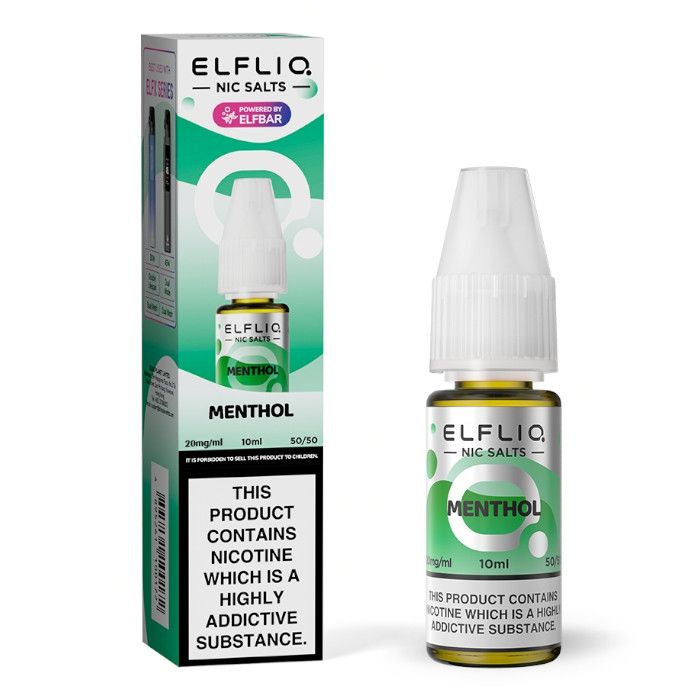 ELFLIQ Official Elf Bar Nic Salt 10ml Menthol