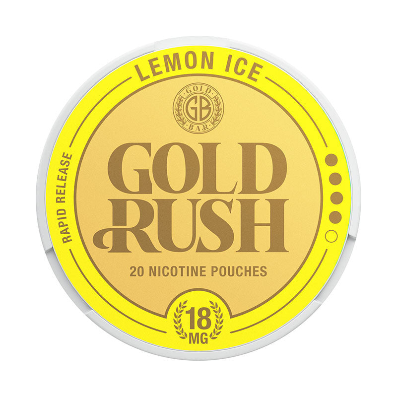 Gold Rush Lemon Ice Nicotine Pouches - 18mg