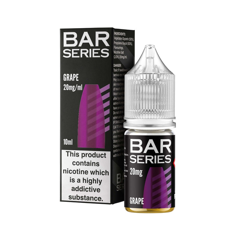 Major Flavour Bar Series Grape 10ml Nic Salt - 10mg