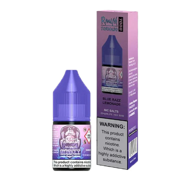 RandM 7000 Blue Razz Lemonade 10ml Nic Salt 10mg