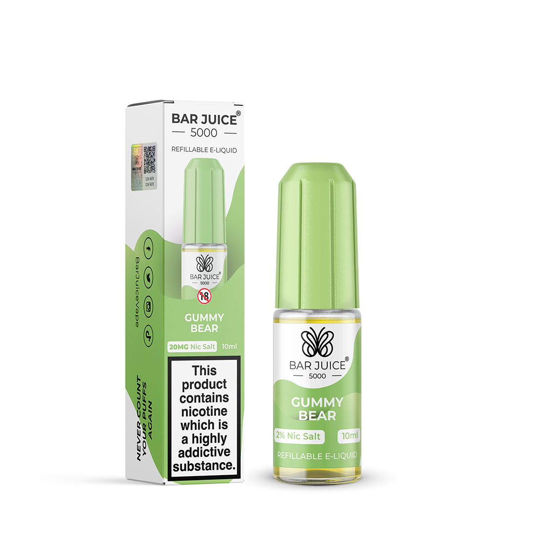 Bar Juice 5000 Gummy Bear 10ml Nic Salt - 20mg