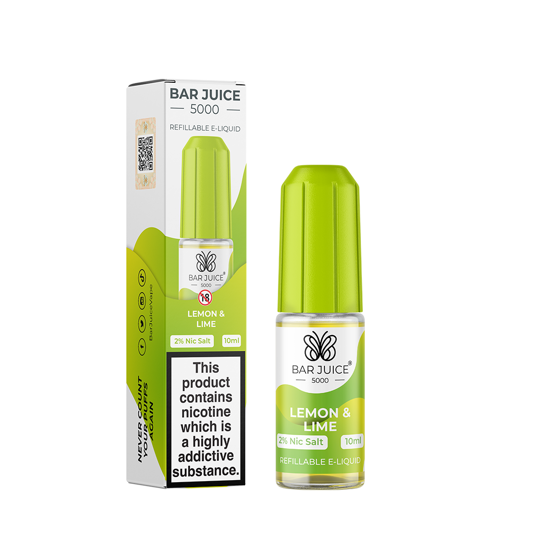 Bar Juice 5000 Lemon and Lime 10ml Nic Salt - 20mg