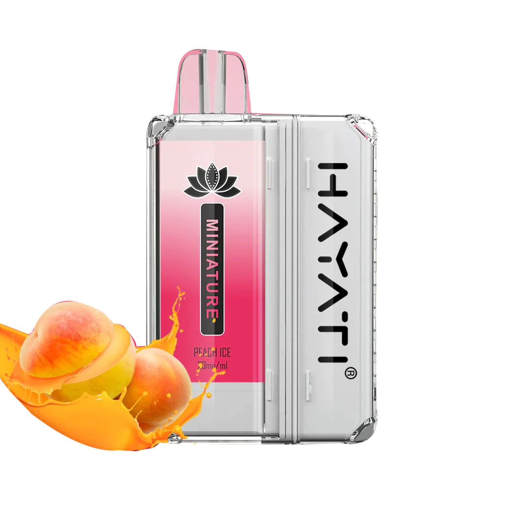 Hayati Miniature 600 Pod Kit (Battery & Pod) - Peach Ice