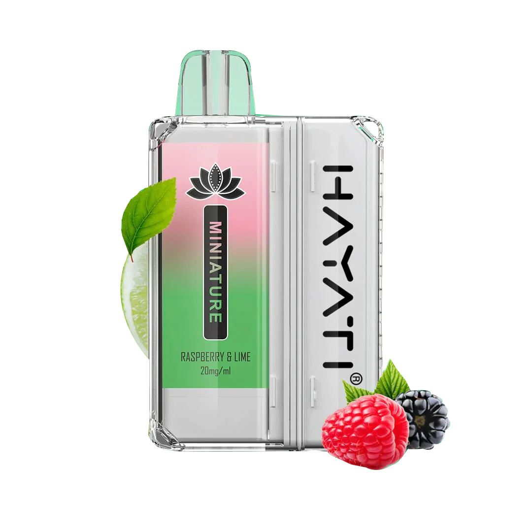 Hayati Miniature 600 Pod Kit (Battery & Pod) - Raspberry & Lime