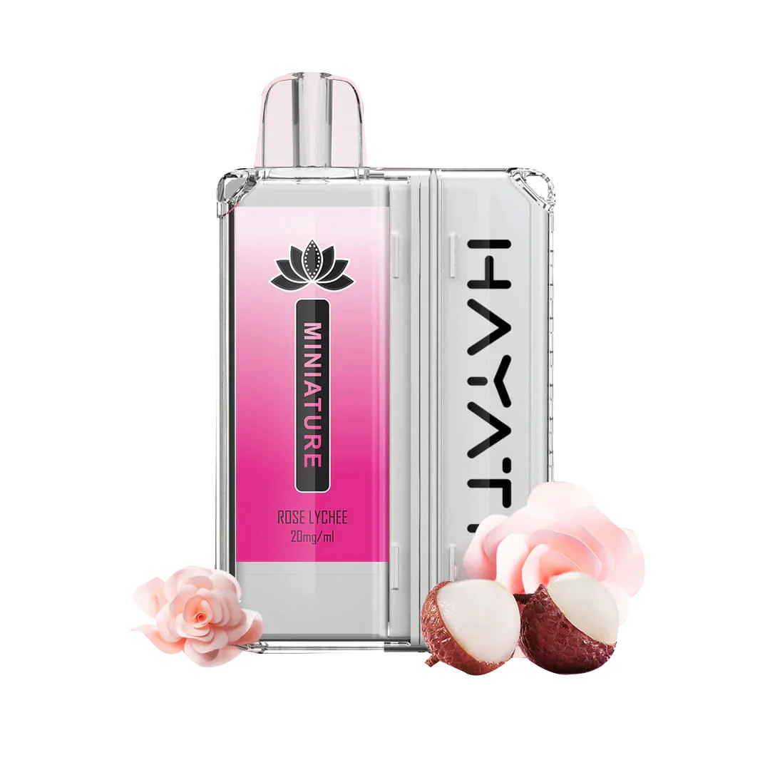 Hayati Miniature 600 Pod Kit (Battery & Pod) - Rose Lychee