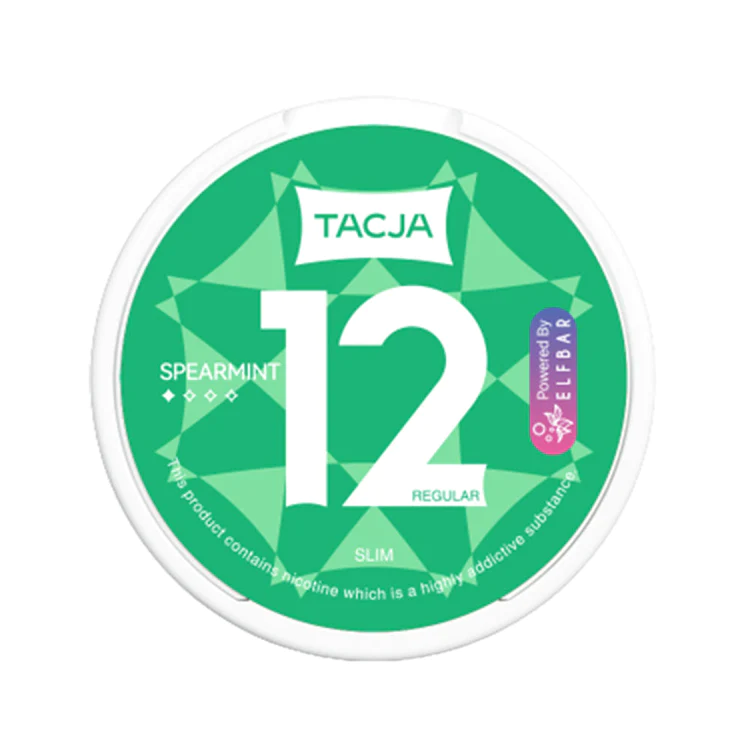 Elf Bar TACJA Nicotine Pouches Frozen Spearmint - 12mg (Regular)