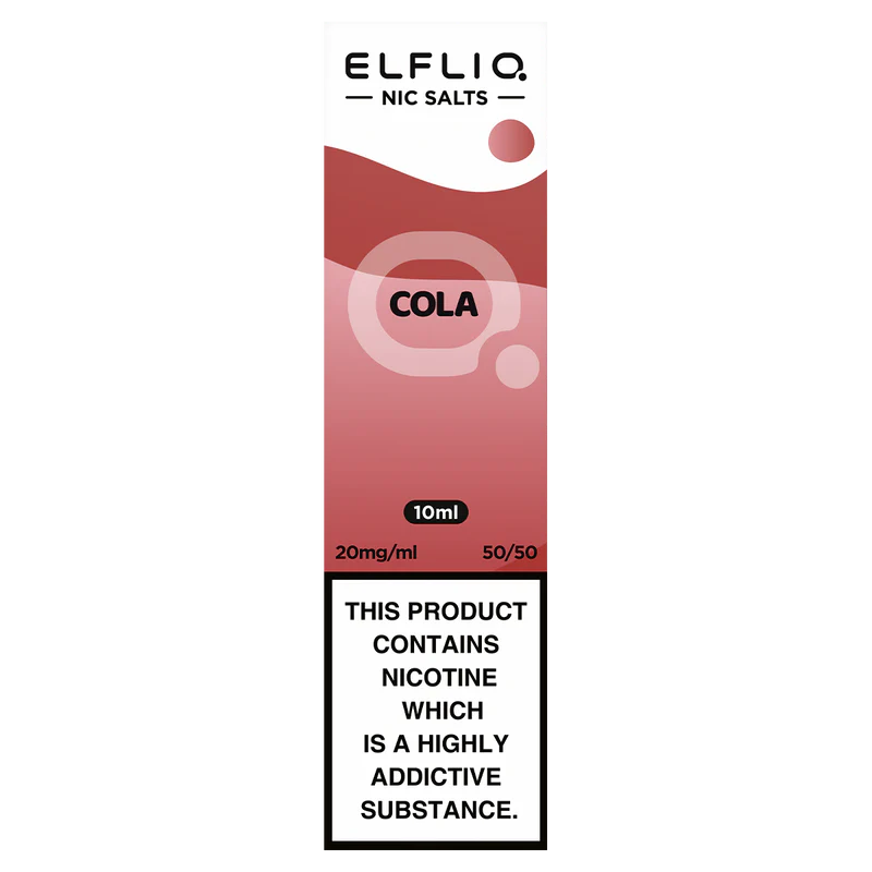 ELFLIQ Official Elf Bar Nic Salt 10ml Cola 10mg