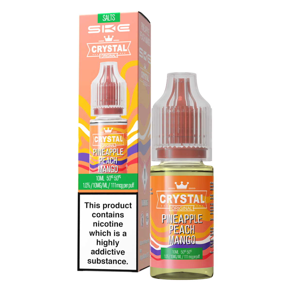 Pineapple Peach Mango Nic Salt by SKE - Nic Salts UK